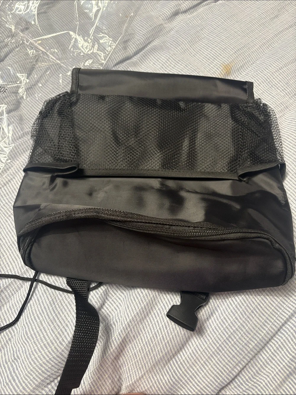 Men's Black Messenger Bag - Versatile Everyday Shoulder Organizer